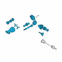 OEM 2008 Infiniti EX35 Final Drive Assembly Diagram - 38301-EG20A
