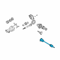 OEM 2016 Infiniti QX50 Drive SHFT REARRH Diagram - 39600-1BB0A