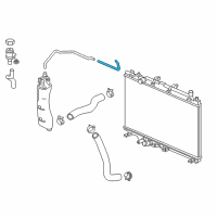 OEM Honda HR-V Hose B, Reserve Tank Diagram - 19104-51B-H00