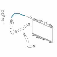 OEM Honda HR-V Hose A, Reserve Tank Diagram - 19103-51B-H00