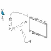 OEM Honda Filler, Coolant Diagram - 19108-51B-H00