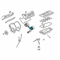 OEM 2000 Cadillac Seville Sprocket-Camshaft Intermediate Drive Shaft Diagram - 12577433