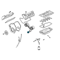 OEM 2000 Cadillac DeVille Sprocket, Crankshaft Diagram - 12570154