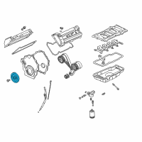 OEM Oldsmobile Aurora Balancer Asm-Crankshaft Diagram - 12557707