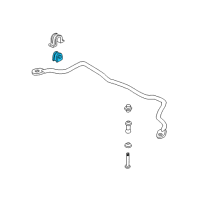 OEM 1997 Buick Century Insulator-Front Stabilizer Shaft *White Diagram - 10292499