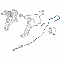 OEM 2021 Kia Forte Catch & Cable Assembly-F Diagram - 81590M7000