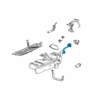 OEM 1997 Ford Explorer Filler Pipe Diagram - XL2Z-9034-CA