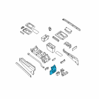 OEM 2007 Nissan Titan Panel-Console, Rear Diagram - 96926-ZC000