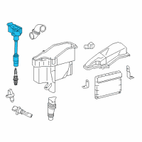 OEM 2016 Lexus IS200t Ignition Coil Assembly Diagram - 90919-02269