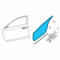 OEM 2018 Nissan Altima W/STRP Fr Dr LH Diagram - 80831-9HS0B