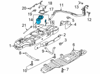 OEM Ford Bronco SENDER AND PUMP ASY Diagram - MB3Z-9H307-F