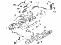 OEM 2021 Ford Bronco WIRE ASY - FUEL SENDER Diagram - MB3Z-14407-A