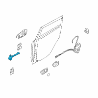 OEM 2010 Kia Soul Checker Assembly-Rear Door Diagram - 794902K000
