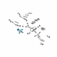 OEM 2004 Pontiac GTO Support Asm-Catalytic Converter Diagram - 92189080