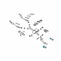 OEM 2004 Pontiac GTO Hanger-Exhaust Pipe Diagram - 92201402