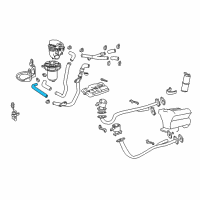 OEM 1996 BMW 750iL Hose Diagram - 11-72-1-741-698