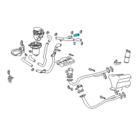 OEM 1998 BMW 750iL Air Hose Diagram - 11-72-1-704-306