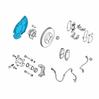 OEM 2015 Nissan Sentra Plate-BAFFLE Diagram - 41151-3RJ0A