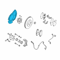 OEM 2013 Nissan Sentra Plate-BAFFLE Diagram - 41151-3RJ0A