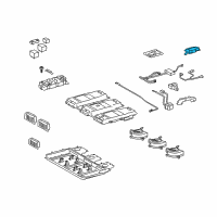 OEM 2014 Lexus RX450h Sensor, Battery Voltage Diagram - 89892-48020