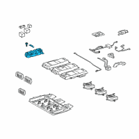 OEM Lexus RX450h Block, Hv Battery Junction Diagram - G92Z1-48010