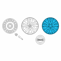 OEM 2014 Nissan NV200 Wheel Assy-Disk Diagram - 40300-3LN0A