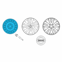 OEM 2019 Nissan NV200 Wheel Assy-Disc Diagram - 40300-3LM0A