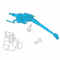 OEM Honda Column Assembly, Steering Diagram - 53200-SWA-A04