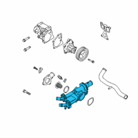 OEM 2021 Hyundai Veloster N Case-Thermostat Diagram - 25620-2GTP0