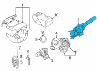 OEM Toyota GR86 Wiper Switch Diagram - SU003-10006