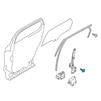 OEM 2017 Lincoln MKX Window Regulator Diagram - FA1Z-5827009-C