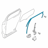 OEM 2022 Lincoln Nautilus Run Channel Diagram - FA1Z-5825767-D