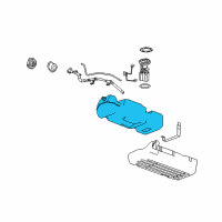OEM 2008 Hummer H2 Tank Asm, Fuel Diagram - 88967295