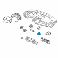 OEM Switch Assembly, Hazard Diagram - 35510-TBA-A01