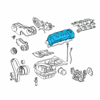 OEM Lexus ES300 Cover Sub-Assembly, Cylinder Diagram - 11201-20090