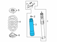 OEM 2022 Ford Maverick SHIELD - DUST Diagram - NZ6Z-18159-A