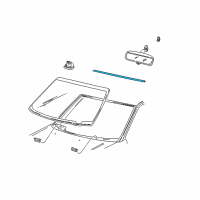 OEM 2001 Ford F-150 Weatherstrip Diagram - YL3Z-1503110-AA