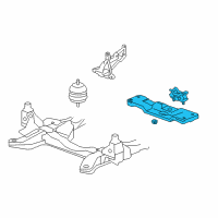 OEM Cadillac CTS Transmission Mount Diagram - 20858540