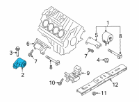 OEM 2022 Ford F-150 INSULATOR ASY - ENGINE SUPPORT Diagram - ML3Z-6038-AM