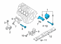 OEM 2021 Ford F-150 INSULATOR ASY Diagram - ML3Z-6038-AJ