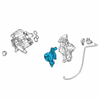 OEM 2018 BMW 330i GT xDrive Coolant Water Pump Diagram - 11-51-8-638-026