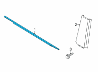 OEM Ford Bronco WEATHERSTRIP ASY - DOOR WINDOW Diagram - M2DZ-7821452-A