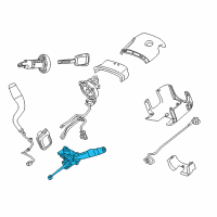 OEM 2017 GMC Yukon Signal Lever Diagram - 84441461