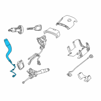 OEM Chevrolet Suburban 3500 HD Gear Shift Assembly Diagram - 22857352