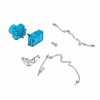 OEM Ford Explorer ABS Control Unit Diagram - FB5Z-2C215-A