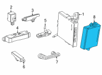 OEM Toyota Antitheft Module Diagram - 89784-06040