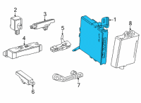 OEM 2022 Toyota Mirai Computer Diagram - 899H0-62020