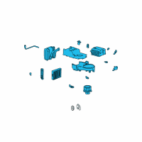 OEM Hyundai Evaporator & Blower Unit Diagram - 97601-26050