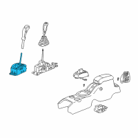 OEM Dodge Transmission Shifter Diagram - 4578167AE