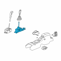 OEM Chrysler Cirrus Transmission Shifter Diagram - 4593297AB